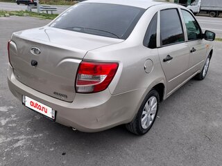2013 Lada (ВАЗ) Granta I, бежевый, 355000 рублей, вид 3
