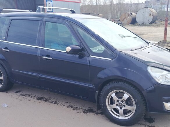 2007 Ford Galaxy II, синий - вид 1