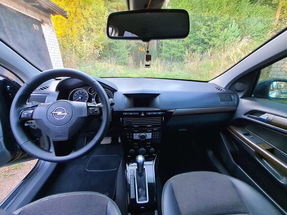 2008 Opel Astra H Рестайлинг, чёрный, 505000 рублей - вид 13