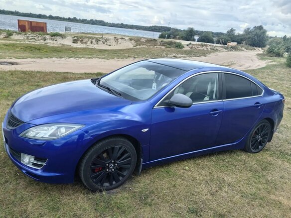 2008 Mazda 6 II (GH), синий, 650000 рублей - вид 5