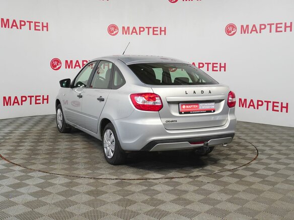 2021 Lada (ВАЗ) Granta I Рестайлинг, серебристый, 598000 рублей - вид 6
