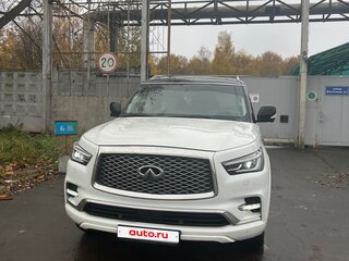 2018 Infiniti QX80 I Рестайлинг 2, белый, 3700000 рублей, вид 1