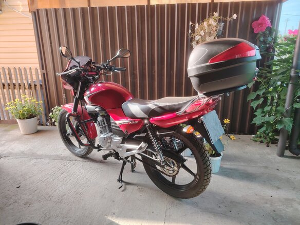 2021 Yamaha YBR125, красный, 255000 рублей - вид 5