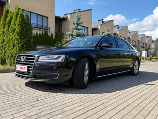 2014 Audi A8 Long III (D4) Рестайлинг, чёрный, 1870000 рублей, вид 2