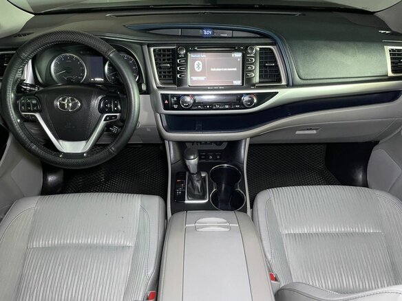 2017 Toyota Highlander III (XU50) Рестайлинг, чёрный - вид 13