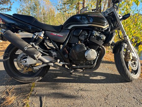 2001 Honda CB 400 Super Four, чёрный, 330000 рублей, вид 3