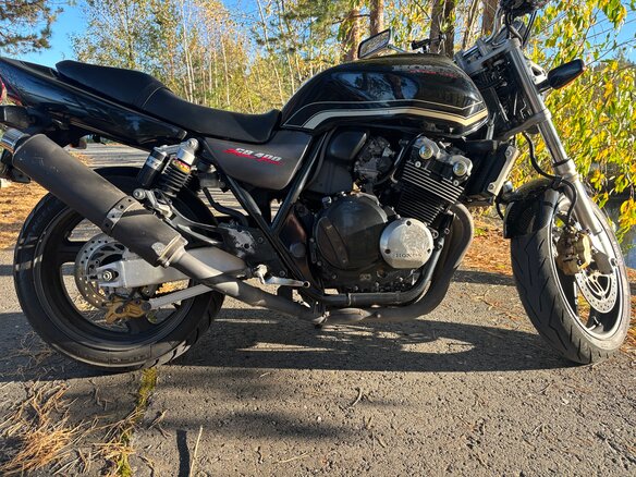 2001 Honda CB 400 Super Four, чёрный, 300000 рублей - вид 2