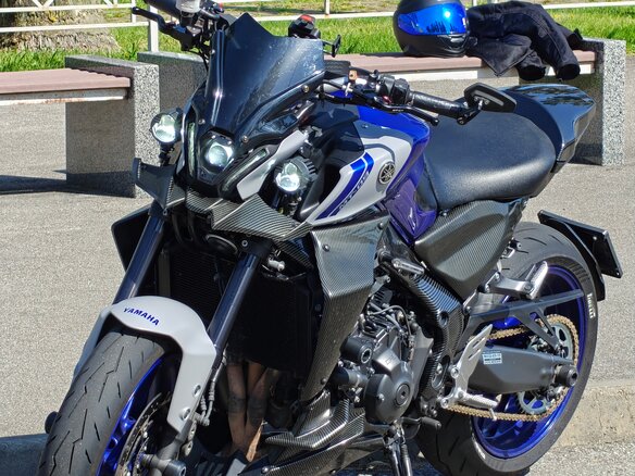 2022 Yamaha MT-09 (FZ-09), синий, 1050000 рублей - вид 5