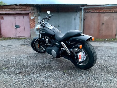 2013 Harley-Davidson Fat Bob, чёрный, 1100000 рублей, вид 3