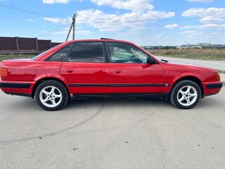 1991 Audi 100 IV (C4), красный, 320000 рублей, вид 3