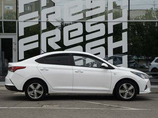 2021 Hyundai Solaris II Рестайлинг, белый, 1119000 рублей, вид 5