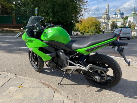 2011 Kawasaki ER-4F (Ninja 400R), зелёный, 340000 рублей, вид 4