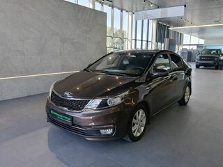2016 Kia Rio III Рестайлинг, коричневый, 1055000 рублей, вид 3