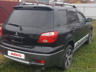 2007 Mitsubishi Outlander I, чёрный, 650000 рублей, вид 4