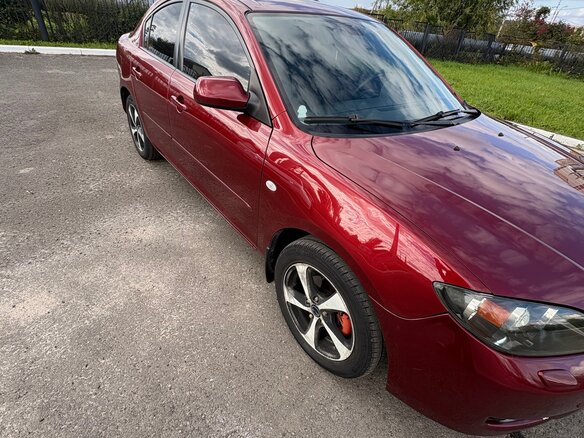 2008 Mazda 3 I (BK) Рестайлинг, красный, 499990 рублей - вид 5