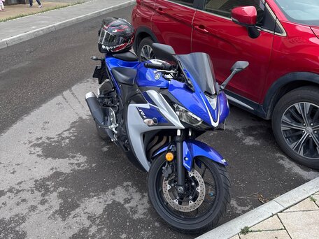 2016 Yamaha YZF-R25, синий, 350000 рублей, вид 1