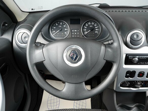 2013 Renault Logan I Рестайлинг, синий, 599000 рублей - вид 12