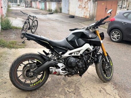 2014 Yamaha MT-09 (FZ-09), чёрный, 565000 рублей, вид 2