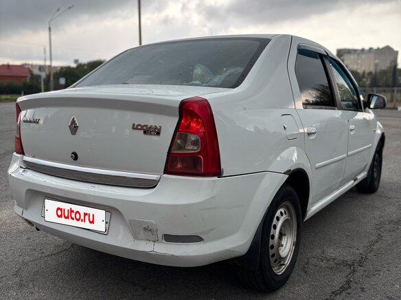 2013 Renault Logan I Рестайлинг, белый, 280000 рублей - вид 9