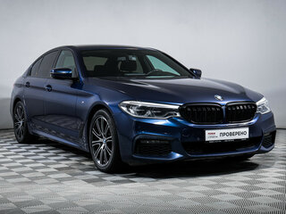 2019 BMW 5 серии 530i xDrive VII (G30/G31/G38), синий, 3200000 рублей, вид 3