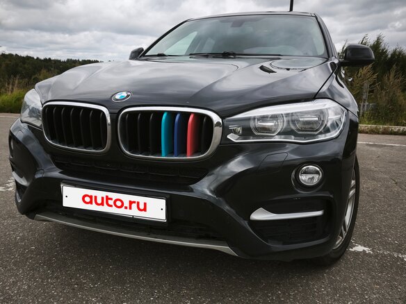 2015 BMW X6 30d II (F16), чёрный, 3750000 рублей - вид 3