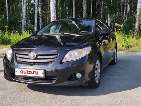 2008 Toyota Corolla AMT X (E140, E150), чёрный, 649000 рублей, вид 3