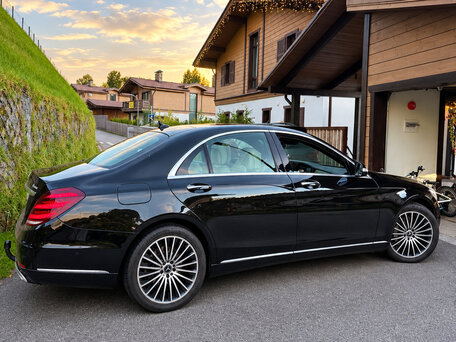 2017 Mercedes-Benz S-Класс 400 d Long VI (W222, C217) Рестайлинг, чёрный, 4999999 рублей, вид 2