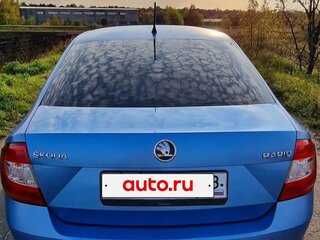 2014 Skoda Rapid I, синий, 550000 рублей, вид 3