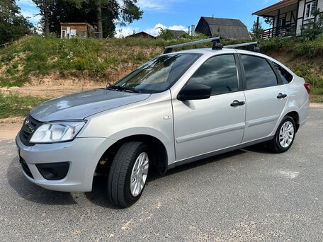 2018 Lada (ВАЗ) Granta I, серебристый, 443000 рублей, вид 1
