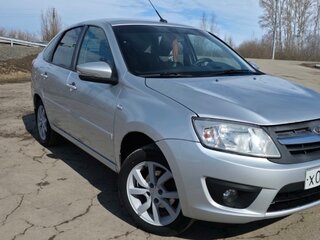 2015 Lada (ВАЗ) Granta I, серебристый, 350000 рублей, вид 3