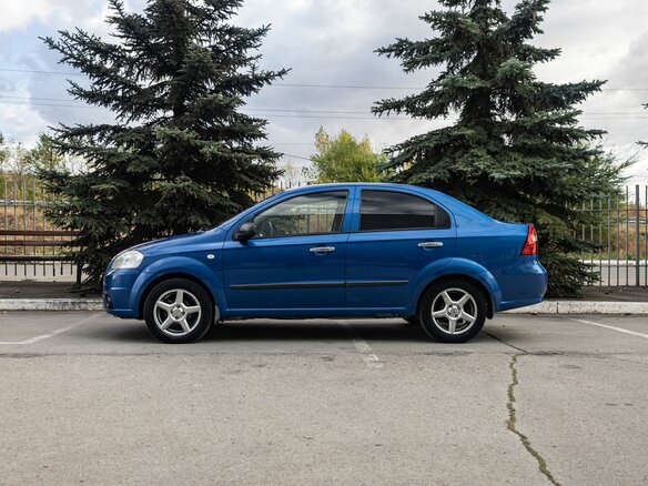 2010 Chevrolet Aveo I Рестайлинг, синий, 385000 рублей - вид 6