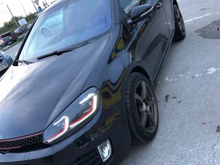 2010 Volkswagen Golf VI, чёрный, 710000 рублей, вид 4