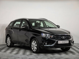 2020 Lada (ВАЗ) Vesta SW I, чёрный, 1134000 рублей, вид 3