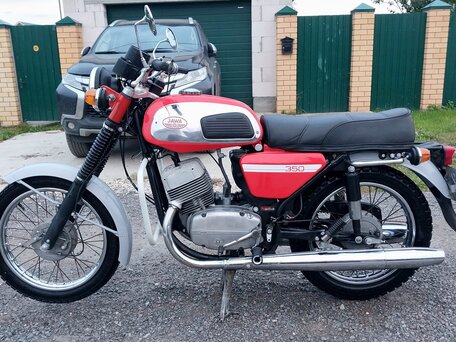 1978 Jawa 350/634, красный, 250000 рублей, вид 1