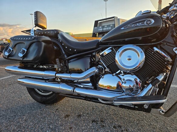 2008 Yamaha XVS1100, чёрный, 640000 рублей - вид 7