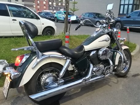 1998 Honda Shadow 400, зелёный, 300000 рублей, вид 5