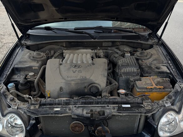 2007 Hyundai Sonata ТагАЗ IV (EF) Рестайлинг, чёрный, 470000 рублей - вид 2