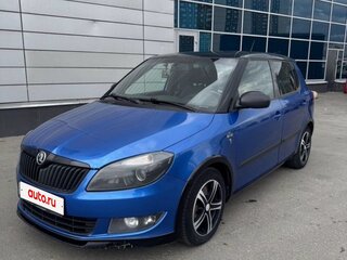 2013 Skoda Fabia II Рестайлинг, синий, 710000 рублей, вид 1