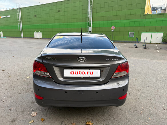 2011 Hyundai Solaris I, серый, 595000 рублей - вид 5