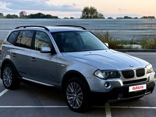 2008 BMW X3 25i I (E83) Рестайлинг, серебристый, 1100000 рублей, вид 3