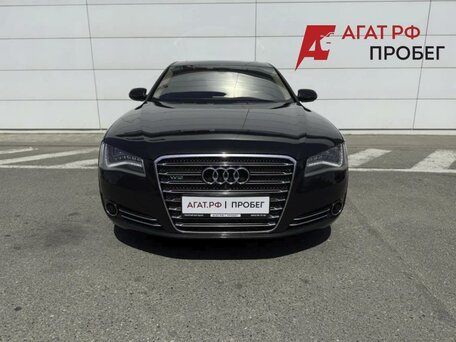 2012 Audi A8 Long III (D4), чёрный, 1230000 рублей, вид 2