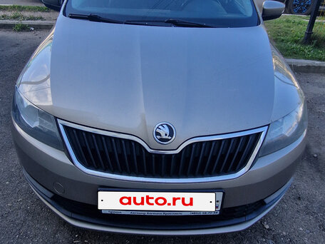 2018 Skoda Rapid I Рестайлинг, бежевый, 1465000 рублей, вид 1