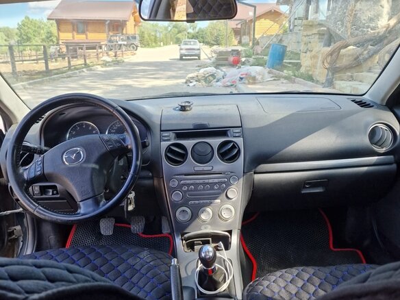 2005 Mazda 6 I (GG), зелёный, 330000 рублей - вид 8