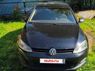 2013 Volkswagen Golf VII, чёрный, 795000 рублей, вид 3