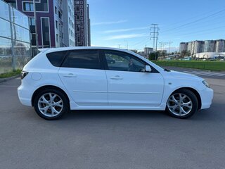 2008 Mazda 3 I (BK) Рестайлинг, белый, 1230000 рублей, вид 4