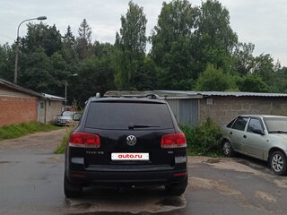 2004 Volkswagen Touareg I, чёрный, 750000 рублей, вид 5