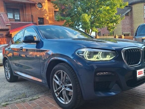 2019 BMW X4 20d II (G02), синий - вид 5