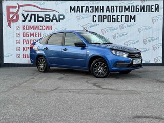 2019 Lada (ВАЗ) Granta I Рестайлинг, синий, 650000 рублей, вид 1