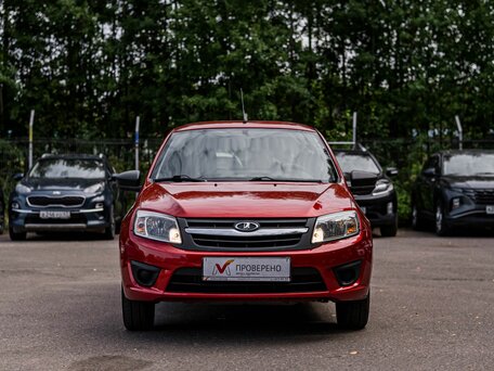 2017 Lada (ВАЗ) Granta I, красный, 489000 рублей, вид 3