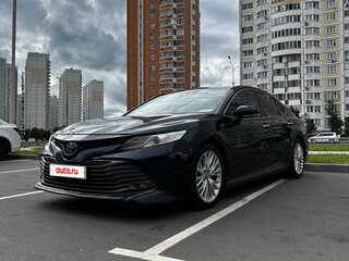 2019 Toyota Camry VIII (XV70), синий, 1850000 рублей, вид 2